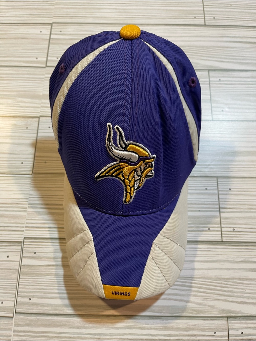 Vintage Y2K Minnesota Vikings Purple and Gold Baseball Cap